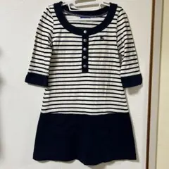 BURBERRY BLUE LABEL ボーダーワンピース チュニック