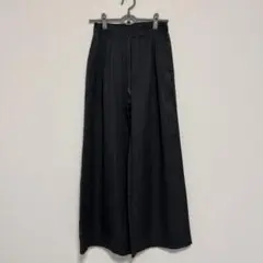 Dazy ストライプ＆フローラル ワイドレッグパンツ