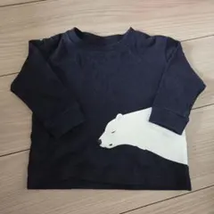 無印　長袖カットソー 80