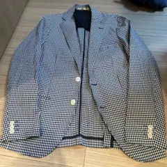 VISARUNO チェック柄 テーラードジャケット