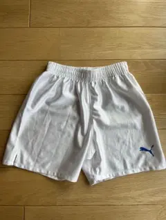 【140㎝】PUMA ホワイトハーフパンツ