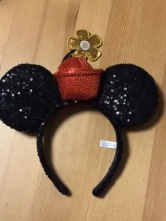 ディズニー ミニー　カチューシャ　スパンコール