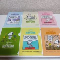 スヌーピー Loves NATURE ミニクリアファイル 6枚セットのサムネイル