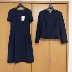 極美品　トッカ　ネイビー ワンピーススーツ　セットアップ