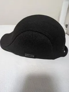 【耳当て付き】秋冬用 2WAY narason ハンチング 黒