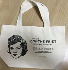 AND THE FRIET キャンバス ミニトートバッグ