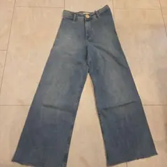 zara フレアパンツ　デニム　140cm