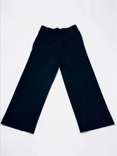 theory luxe 黒 ワイドパンツ