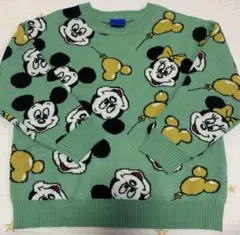 ミッキー・ミニー柄セーター 120cm