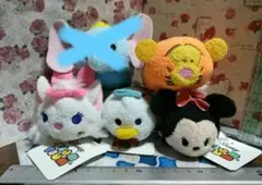 非売品　ディズニー　ツムツム　ぬいぐるみ　4点セット　ぬい　マスコット　タグ付き