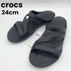 新品 crocs クロックス カディ 2.0 サンダル ブラック 24cm W8