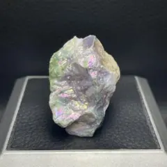 希少 天然石 原石 22g オーラ 鉱物標本 イリデッセンス