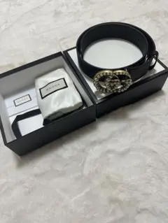 GUCCI GGマーモント レザーパールベルト 75のサムネイル