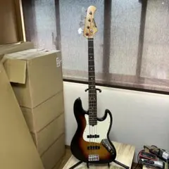 初期旧帯ロゴ バッカス ユニバ BJB-300R 改ジャズベ 音OK 美中古品