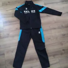 KELME ジャージセット 黒/青 サイズ160