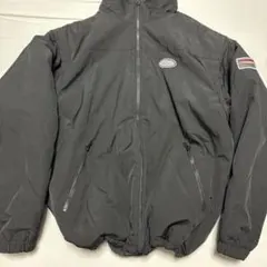 黒　ナイロンジャケット　リバーシブルブルゾン