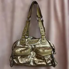 KATHY Van Zeeland パイソン柄 ショルダーバッグのサムネイル