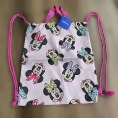 Disney ミニーマウス ナップザック ピンク 新品未使用
