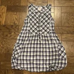 女児ガールズ UNIQLO コットンバルーンワンピース サイズ140