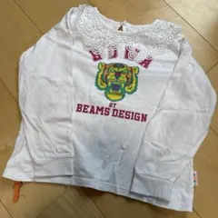 BEAMS DESIGN トラプリント 長袖カットソー 130cm