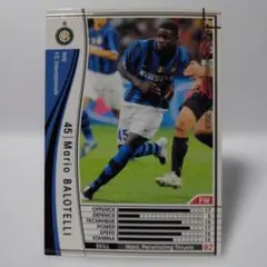 白　バロテッリ　戦車のような突進力　インテル　イタリア　WCCF　PANINI
