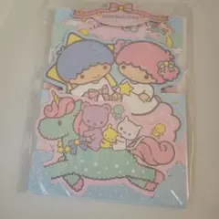 サンリオ　リトルツインスターズ 　キキララ　レターセット2018年　レア