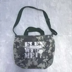 flexwitmeショルダーバッグカモ柄再販無し - メルカリ
