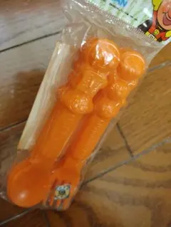 バンダイアンパンマン日本製パーティスプーン＆フォークセット新品未使用未開封レトロ