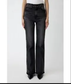 MOUSSY MVS FLAREデニムパンツ 26インチ　ブラック