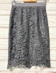 レース タイトスカート グレー アプワイザーリッシェ
