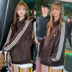 SNIDEL×adidas トラックジャケット XS モカブラウン - メルカリ