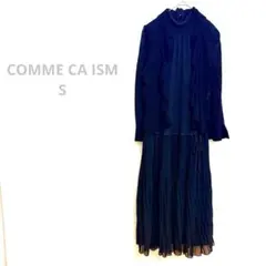 美品✨　コムサイズム プリーツワンピース＆レースボレロ セット アンサンブル M