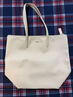 LACOSTE ベージュ トートバッグのサムネイル
