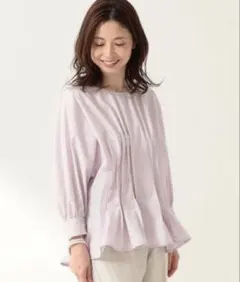 Demi-Luxe BEAMS タック ドルマンスリーブ ブラウスのサムネイル