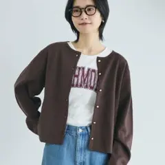 coca 金ボタンニットカーディガン