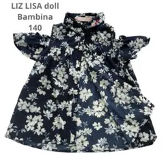 LIZ LISA doll Bambina花柄ブラウス半袖オフショルダー 140のサムネイル