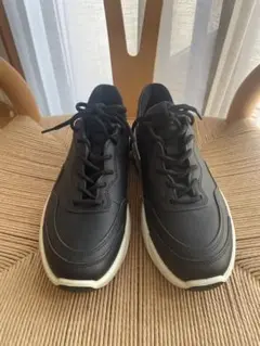 未使用品 ecco エコー スニーカー ベルクロ 黒 37 23.5 レザー エコー ECCO メンズ 本革 スニーカー ソフト 60 （BLACK