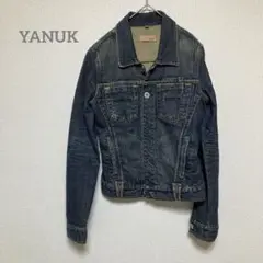 【ヤヌーク】 デニムジャケット 青 サイズ58 綿　b440