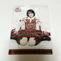 AKB48 武道館 生写真 赤チェック 橋本恵理子