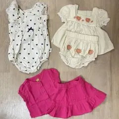 値下げ　ベビー服　セットアップ　ロンパース　トップス　ボトムス　パンツ　スカート