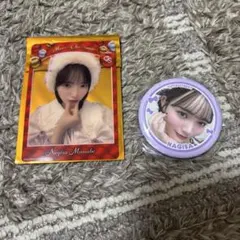 真鍋凪咲 クリスマストレカ&缶バッチ