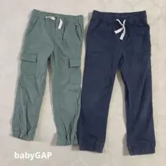 【中古】baby GAP カーゴパンツ2点セット