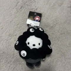 ★お顔厳選★【ポチャッコ　カラビナ】サンリオミャクミャク黒　カラビナ
