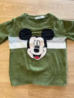 babyGAP ミッキー　ニット　セーター　長袖　100cm 3才頃向け