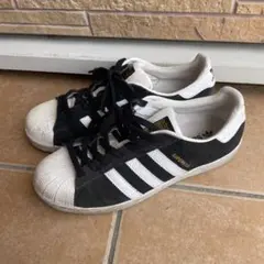 adidas Superstar ブラック/ホワイト US9 26.5cm