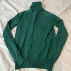 ZARA ザラ　グリーン　タートルネックセーター　サイズM