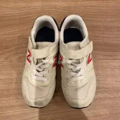New Balance 373 スニーカー ホワイト/レッド　18.5cm