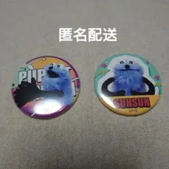 SUNSUN 缶バッジ スンスン　ガチャ　パペットスンスン