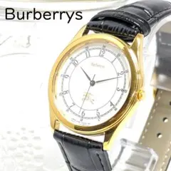稼動品 Burberry バーバリー シルバー タンク 青針 ボーイズ 腕時計 