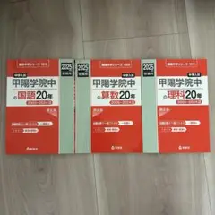【新品未使用】甲陽学院中学校　2025年版過去問題集